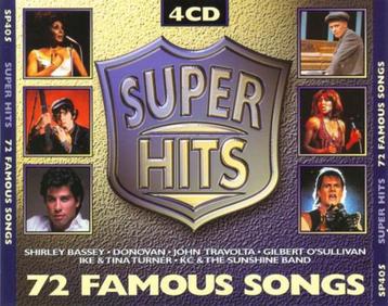 SUPER HITS 72 FAMOUS SONGS  BOXSET 4 CD