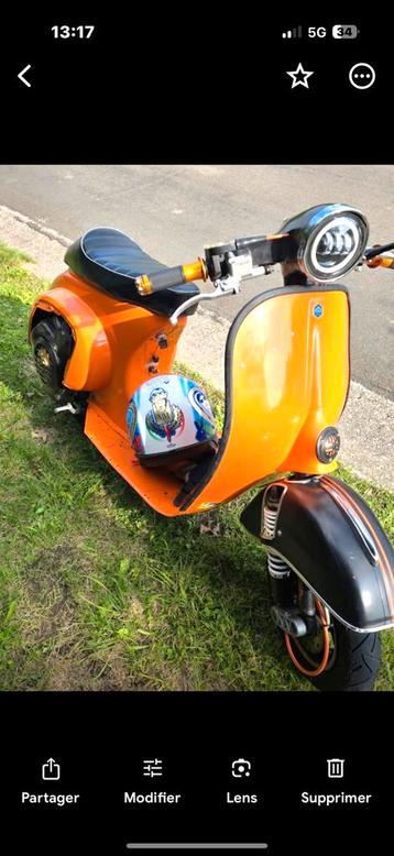 Vespa ET3 Malossi, 125 cm³, Classe B (45 km/h), Enlèvement, Utilisé