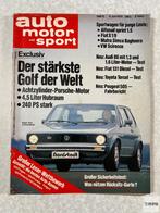 Auto Motor Und Sport 1979 #12 VW Golf Porsche Audi Peugeot, Ophalen of Verzenden, Gelezen