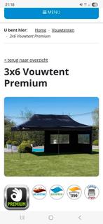 Vouwtent 36m, Tuin en Terras, Ophalen, Zo goed als nieuw
