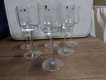 GLAZEN KRISTAL - 6 stuks beschikbaar voor biedingen