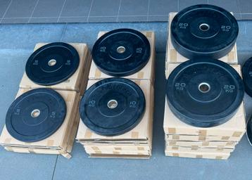 Bumperplates set 70kg - 5 - 10 - 20 beschikbaar voor biedingen