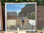 Houten raam, Doe-het-zelf en Bouw, Ophalen, Gebruikt, Gevelraam of Ruit, Dubbelglas