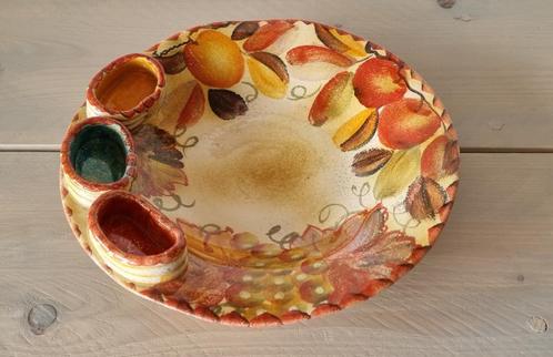Vintage anti pasto schaal keramiek Italica Ars, Antiek en Kunst, Antiek | Keramiek en Aardewerk, Ophalen of Verzenden