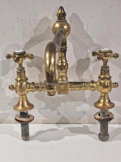 Franse koper keuken kraan ,, Antiek en Kunst, Antiek | Brons en Koper, Koper, Ophalen of Verzenden