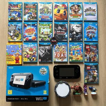 Nintendo Wii U Premium 32 GB console + spellen