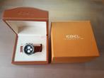 Horloge Ebel 1911 XXL official chronometer certified, Leer, Staal, Polshorloge, Zo goed als nieuw