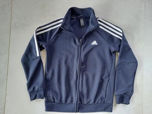 Donkerblauwe trainingsvest adidas maat 140, Enfants & Bébés, Vêtements enfant | Taille 140, Utilisé, Enlèvement ou Envoi