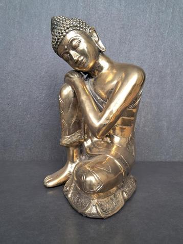 Verguld bronzen beeld/Zen Boeddha/Azië beschikbaar voor biedingen