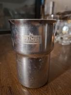 Primus Haacht Metaalglas 33cl, Verzenden, Gebruikt, Glas of Glazen, Overige merken