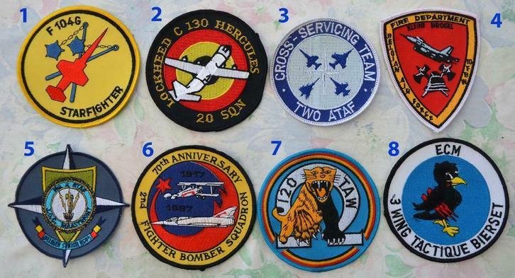 Luchtmacht patches ALLERLEI, Apart of als LOT te koop, Zg, Verzamelen, Militaria | Algemeen, Luchtmacht, Embleem of Badge, Ophalen of Verzenden