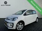 VW Up! 1.0 EcoFuel high up! Panoramadak Stoelverwarming, Auto's, Voorwielaandrijving, 4 zetels, CNG (Aardgas), Wit