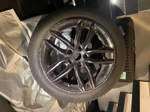 4 winterbanden op BBS velgen, Auto-onderdelen, Banden en Velgen, Velg(en), Winterbanden, 17 inch, 195 mm, Personenwagen, Gebruikt