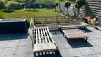 Loungeset, Tuin en Terras, Ophalen, Zo goed als nieuw, Hout, Loungeset