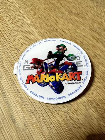 Gamecube Mario Kart White Faceplate / Jewel / Nameplate 