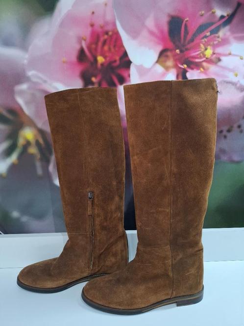 Dameslaarzen 42 suede La Bottega, Kleding | Dames, Schoenen, Nieuw, Hoge laarzen, Bruin, Ophalen of Verzenden