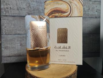 Lattafa Al Nashama 100ml EDP - Unisex parfum disponible aux enchères