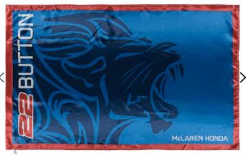 Formule 1 Vlag McLaren Honda 22 button beschikbaar voor biedingen