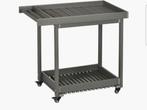Serveerwagen met handdoekhouder, Tuin en Terras, Ophalen, Zo goed als nieuw