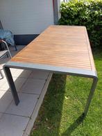 Tuintafel donkergrijs/bruin, Comme neuf, Enlèvement