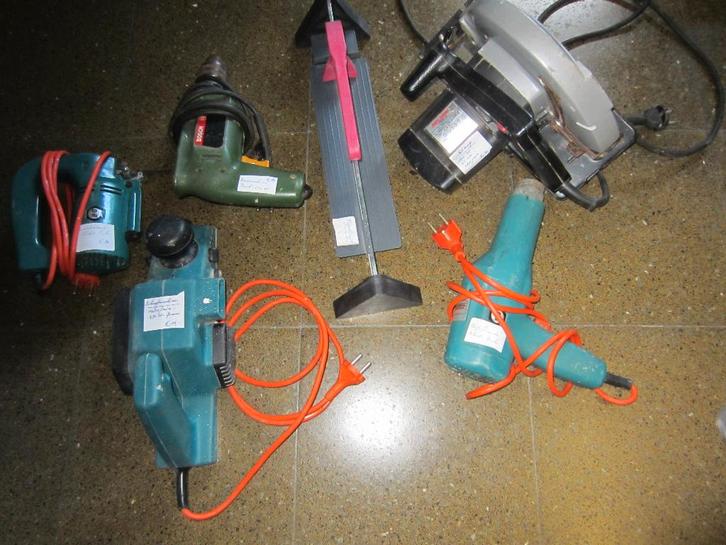 Boor- zaag- en schuurmachines,tegelsnijder, Bricolage & Construction, Outillage | Foreuses, Enlèvement