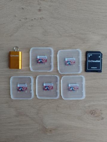 Pack de Cartes micro SD 128MB CLOUDISK 