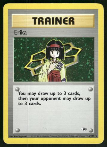 Erika 16/132 - Gym Heroes (NM) beschikbaar voor biedingen