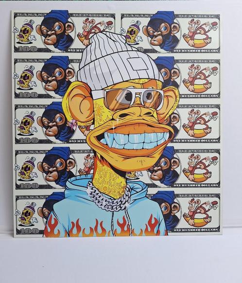 Karl Kox - Digigrafie Bananarepublic #2 - interessante prijs, Antiek en Kunst, Kunst | Litho's en Zeefdrukken, Ophalen of Verzenden