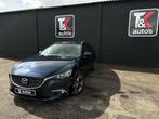 Mazda 6 2.2 D van 2016 Euro 6 met maar 120.000km, Autos, Mazda, Cuir, Diesel, Break, Automatique