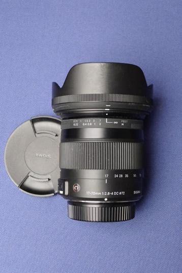 Sigma 17-70mm f2.8-4 DC Macro pour NIKON, Enlèvement, Utilisé, Lentille standard, Zoom
