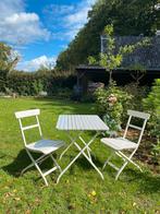 Witte bistroset tuinset hout, Ophalen