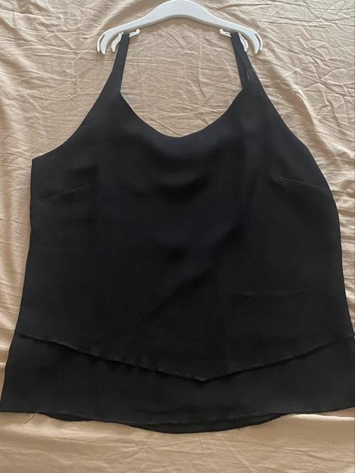 Zwart halstertopje van cicerone, Kleding | Dames, Topjes, Zo goed als nieuw, Maat 42/44 (L), Zwart, Zonder mouw, Ophalen of Verzenden
