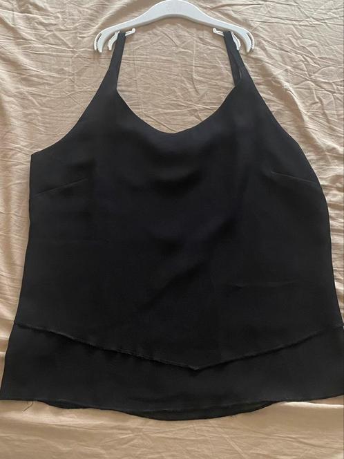 Top licou noir en cicérone, Vêtements | Femmes, Tops, Comme neuf, Taille 42/44 (L), Noir, Sans manches, Enlèvement ou Envoi