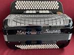 Marinucci Super knopaccordeon . DO3. 4 korig . Musette .Top, Musique & Instruments, Accordéons, Marinucci, Utilisé, Avec valise