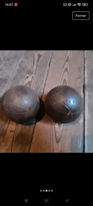 Lot de boules de pétanque, Enlèvement ou Envoi, Utilisé