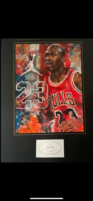 Portrait de Michael Jordan Matteo Falchetti, Enlèvement ou Envoi, Comme neuf