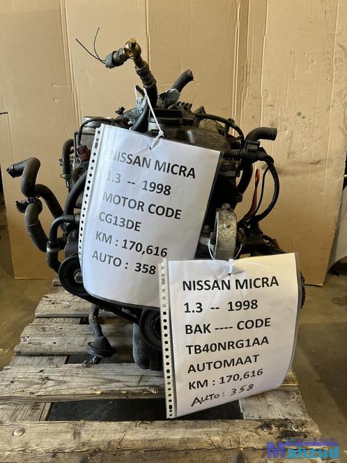 NISSAN MICRA 2 K11 1.3 16V Motorblok motor CG13DE, Auto-onderdelen, Motor en Toebehoren, Nissan, Gebruikt, Ophalen