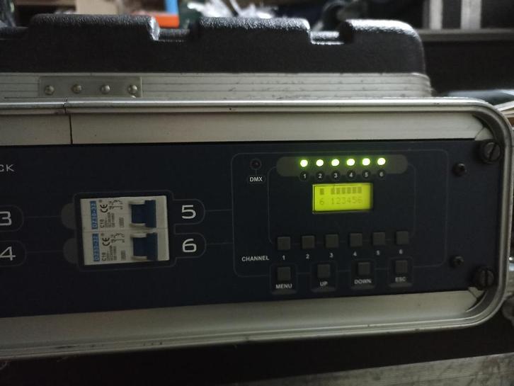 Showtec 6x 10A Dimmerpack D-Pack 6 MKII, Muziek en Instrumenten, Licht en Laser, Gebruikt, Licht, Ophalen