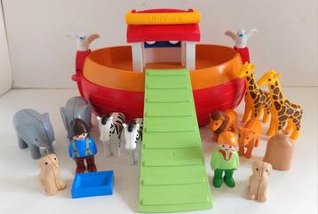 Playmobil  1.2.3  Arche de Noe  Complet avec extra beschikbaar voor biedingen