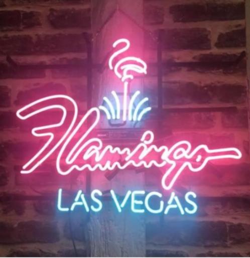 Flamingo casino las vegas neon en andere USA decoratie neons, Verzamelen, Merken en Reclamevoorwerpen, Nieuw, Lichtbak of (neon) lamp