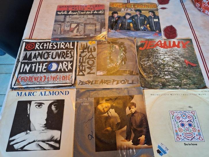 Lot van 8 singles (Lijst aanwezig), Cd's en Dvd's, Vinyl Singles, Gebruikt, Single, 7 inch, Ophalen of Verzenden