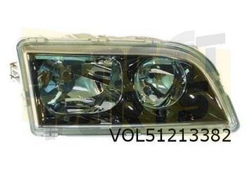 Volvo S40 / V40 5/00-12/03 koplamp Rechts (H7 / H7 / zwart)  beschikbaar voor biedingen