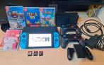 Nintendo switch avec 9 super jeux 2 manettes accessoires, Enlèvement ou Envoi, Utilisé