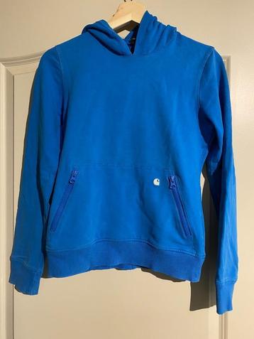 Blauwe trui Carhartt maat S, Blauw, Ophalen of Verzenden, Zo goed als nieuw, Maat 36 (S)