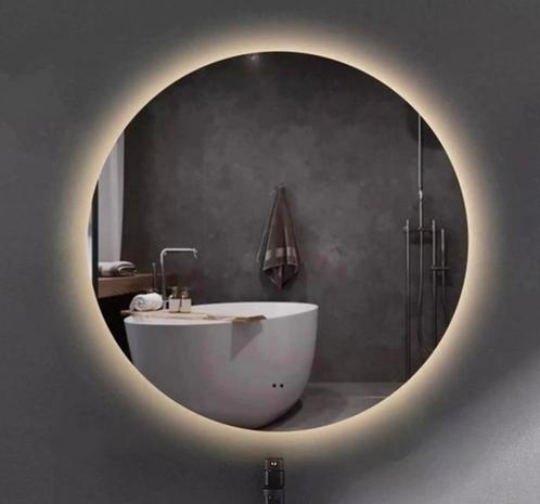 Adema circle badkamerspiegel - indirecte Led verlichting, Huis en Inrichting, Woonaccessoires | Spiegels, Nieuw, Rond, Ophalen