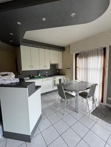 Cuisine blanche, Enlèvement, Blanc, Autres matériaux, Cuisine à mur double
