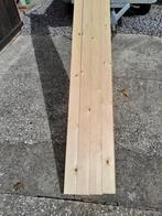 Rode sparrenplanken met tong, Doe-het-zelf en Bouw, Hout en Planken, Ophalen, Minder dan 25 mm, Zo goed als nieuw, Plank