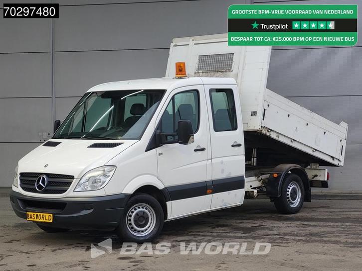Mercedes Sprinter 310 CDI Kipper Dubbel Cabine Trekhaak Zwaa, Auto's, Bestelwagens en Lichte vracht, Bedrijf, Te koop, Centrale vergrendeling