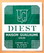 Bieretiket Diest - Maison Guillaume Dison, Verzamelen, Biermerken, Gebruikt, Ophalen of Verzenden
