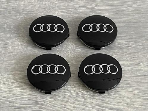 Audi Zwarte Naafdoppen /Naafkappen 60mm set van 4 4B0601170, Auto diversen, Wieldoppen, Nieuw, Verzenden